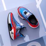 Противоскользящие, амортизирующие и дышащие кроссовки для детей ZHULE, черный/синий - фото 3