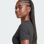 Футболка Adidas Essentials Ribbed Tee, черный - фото 6