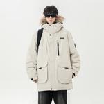 Jeep Унисекс пуховик, Black (Detachable Fur Collar) - фото 7