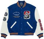 Куртка Supreme x HYSTERIC GLAMOUR Varsity Jacket 'Blue', синий - фото