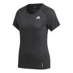 Футболка (WMNS) adidas Adi Runner Tee Black FM7641 - фото