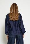 Блуза PEPPERCORN Button-down blouse, Dark Navy/Blue - фото 3