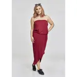 Платье Urban Classics Vicoe Bandeau Big, красный - фото 2