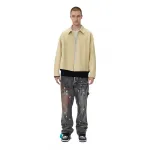 Acne Studios Шерстяная куртка на молнии, Oats Beige - фото 8