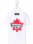 Футболка с логотипом DSQUARED2 KIDS, белый - фото