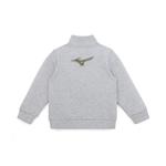 Детский свитшот Mizuno, серый - фото 7