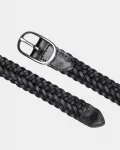 Плетеный кожаный ремень Чарли Брейд Levi'S, черный - фото 3