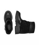 Сапоги женские Liu Jo кожаные с пряжкой, черный - фото 4