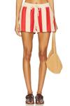 Шорты Monroe Maude Club, red beige stripe - фото