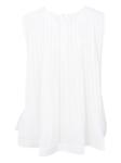 Топ А-силуэта со складками Vince, белый - фото 2