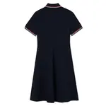 Поло платье LACOSTE, темно-зеленый/мультиколор - фото 3