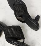 Исла вязаные сандалии-танга Chloé, черный - фото 5