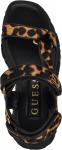 GUESS Women's Lanara сандалии, Black/Leopard 211 - фото 5