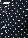 Кардиган в горошек Comme Des Garçons Play, синий - фото 5
