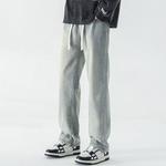 Джинсы Unisex HALEBOSS, Желтая Грязь Светло-Голубые - фото 5