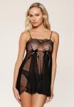 LingaDore Пеньюар в черном цвете - фото 2