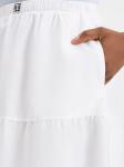 Юбка Noisy may Freja, белый - фото 3