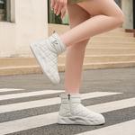 Зимние сапоги женские EBLAN, бежевые (на флисовой подкладке) - фото 6