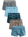 Трусы Next, цвет Light blue/Dark blue/Brown/Grey - фото
