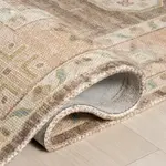 Ковер Fawn Medallion Wool and Cotton Area Rug nuLOOM, 152x244 см, коричневый - фото 4