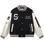 Бейсбольная куртка унисекс Crayon Shinchan, черный - фото 18