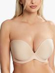 Формованный бюстгальтер без бретелек Panache Faith, латте - фото