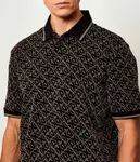 Футболка поло Regular fit Armani Exchange, черный - фото 4