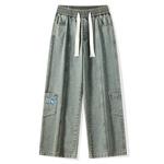 Джинсы унисекс Dnnnnx, желтый - фото 16