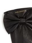 Karl Lagerfeld перчатки K/S bow FF, черный - фото 2