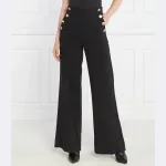 Брюки классического кроя цвета какао Marella, черный - фото 2