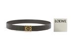LOEWE Ремень с пряжкой-логотипом, Black - фото 4