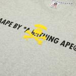 Футболка с принтом логотипа A Bathing APE Aape, серый - фото 4