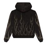 Худи Hellstar Studded Flame Zip-Up Hoodie, Black - фото 2