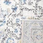 Ковер-дорожка SAFAVIEH, 69 x 427 см, Madison Collection, Turquoise & Ivory, дизайн Snowflake Medallion Distressed, без линьки и простой в уходе, идеален для помещений с высокой проходимостью в гостиной, спальне (MAD603K) - фото 6