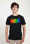 Футболка с принтом MARVEL OTHER RAINBOW MARVEL UNISEX Marvel, черный - фото 2