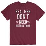 Мужская футболка Dont Need Instructions Licensed Character - фото