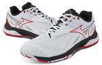 Обувь Mizuno для бадминтона унисекс, White/Red - фото 4