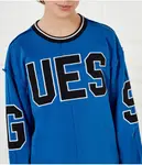 Толстовка Oversize fit Guess, синий - фото 4
