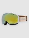 Очки для сноуборда Sinner Emerald Matte Light Grey Goggle, double full gld mrror vnt - фото