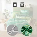 Постельное белье зеленое 1x 155x220 см + 1x 80x80 см Erwin Müller - фото 5