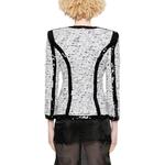 BALMAIN Куртка с блестками, Black - фото 4