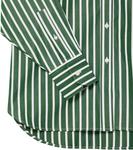 Футболка Lacoste Womens Oversized Popeline Long Sleeve Shirt, Green/White - фото 7