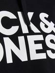 Толстовка JACK & JONES PLUS Hoodie, черный - фото 4