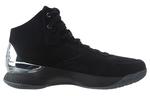 Кроссовки Under Armour Curry 1 Lux Mid Sde Black/Metallic Silver-Black - фото 2