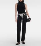 Кожаные балетки с бантом H684 Hogan, Nero - фото 3