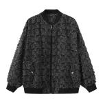 Куртка унисекс черная серая UNKNOWTAL - фото