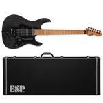 Электрогитара ESP LTD SN-1000FR Black Blast Electric Guitar + Hard Case SN-1000 FR - фото
