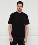 Футболка мужская Boss Orange однотонная свободного кроя, черный - фото