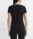 Футболка женская Ea7 с принтом на плече, черный - фото 4