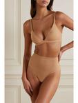 Стринги с высокой талией подойдут всем - охра Skims, бежевый - фото 2
